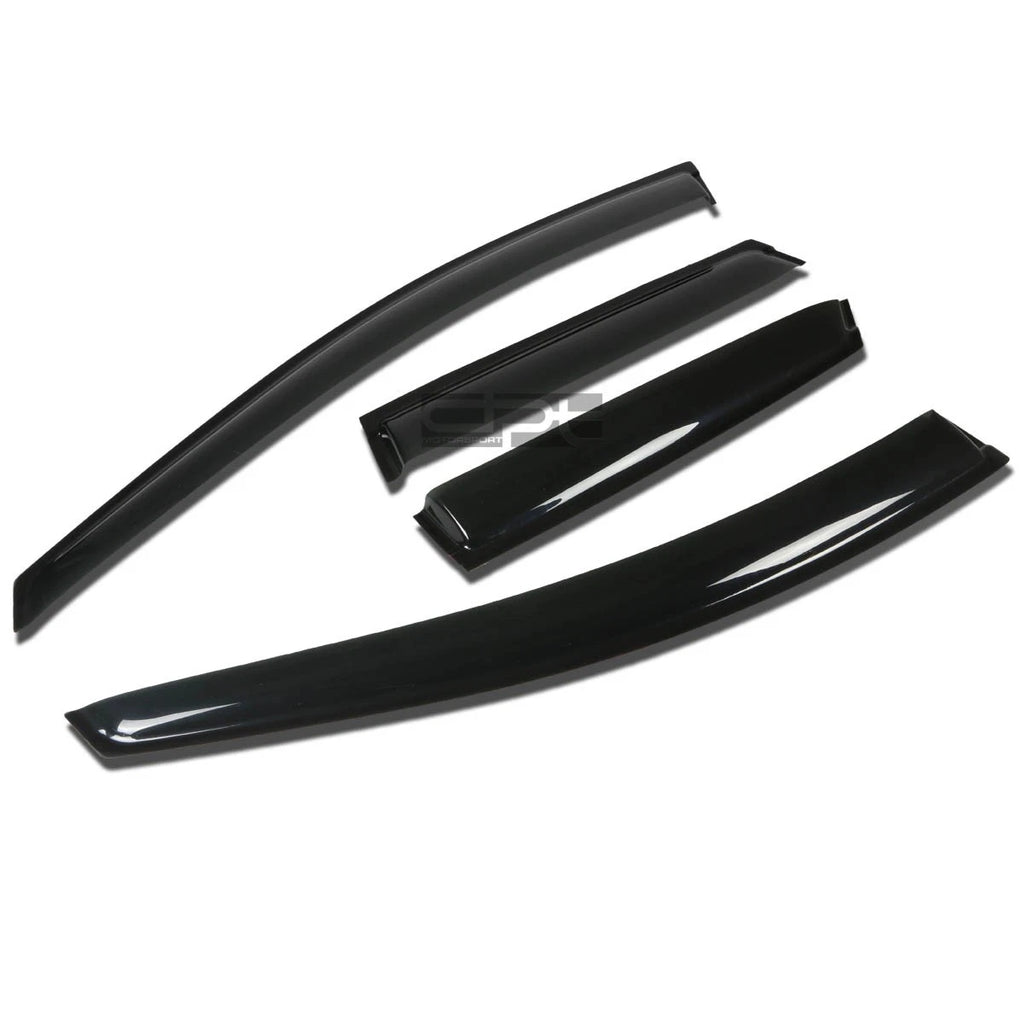 Set of 4 Window Visors for Mazda CX-7 (2008–2012) Smoke Tint Rain Guard