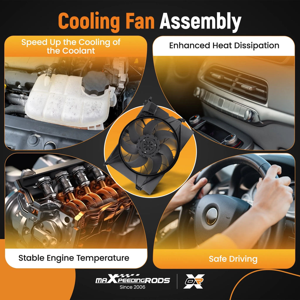 Radiator Cooling Fan for Benz CL550 C216 S450 W221 (2007–2011) A2219066500