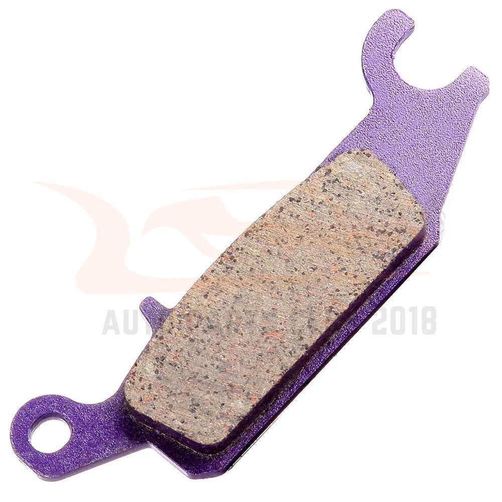 Set of 4 Carbon Fiber Brake Pads for Yamaha Grizzly 700 (2007–2012)