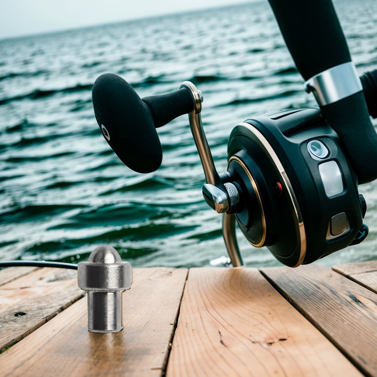 Metal Mushroom Head for BASS RISE Baitcasting Reel