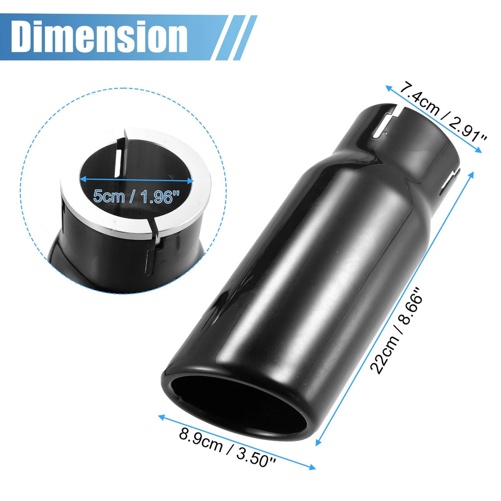 Set of 1 Exhaust Muffler Tip w/Clamp for Toyota 4Runner (2018–2021) PT932-89180-02