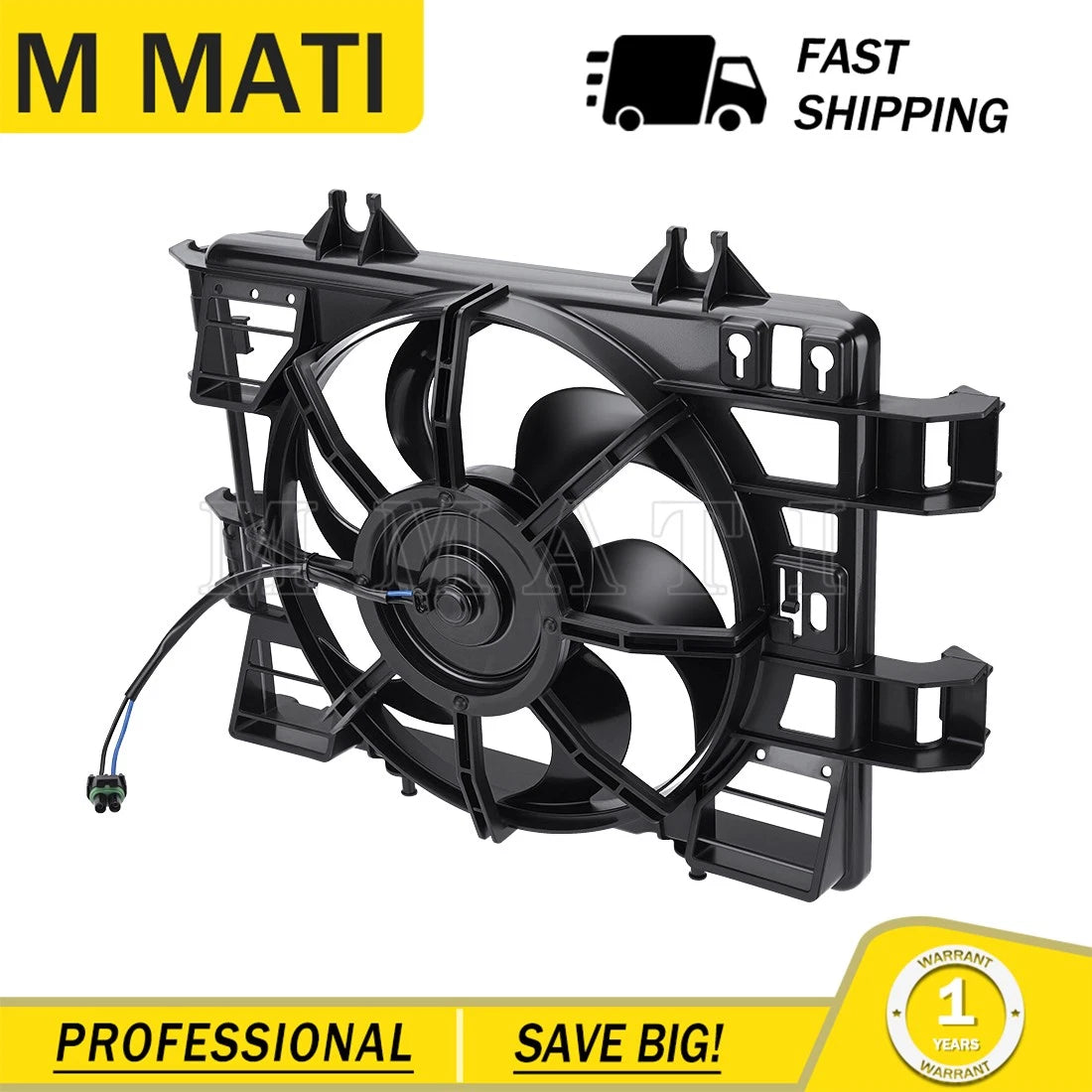 Cooling Fan & Shroud for Polaris Sportsman 550, 850 (2009–2023)