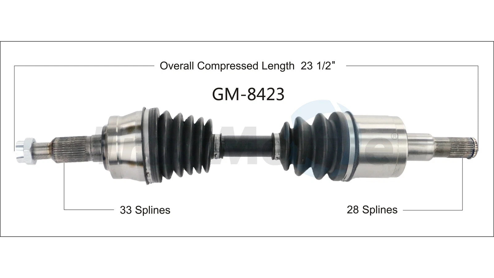 CV Axle Shaft for GM (Surtrack GM-8423)