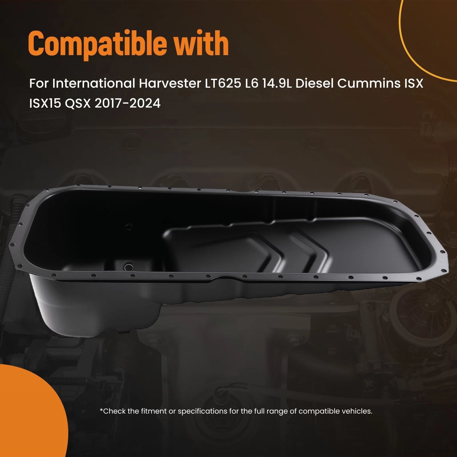 Cummins Oil Pan for International LT625 (2017–2024)