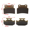 Front Rear Brake Pads for Yamaha MT-125A ABS (2019–2021)