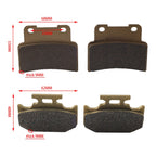 Front Rear Brake Pads for Yamaha MT-125A ABS (2019–2021)