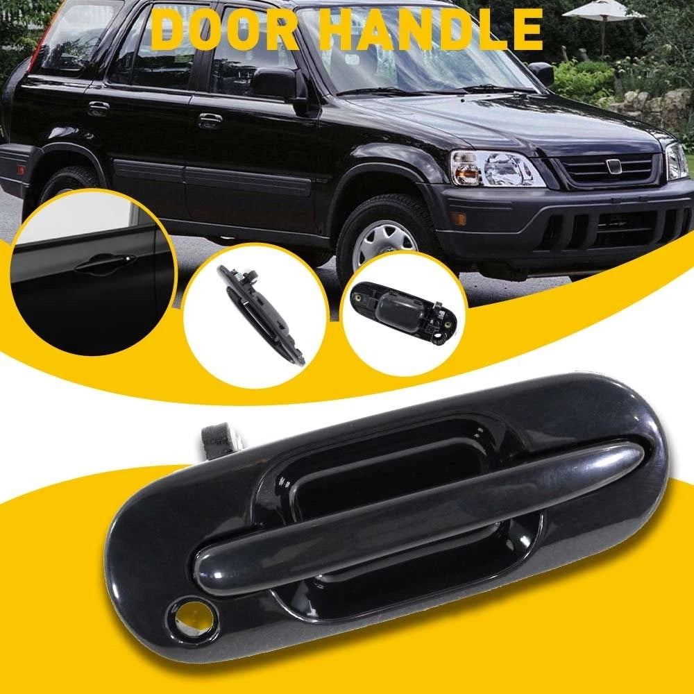 Exterior Door Handle for Honda CR-V (1997–2001) Right Passenger Side Black