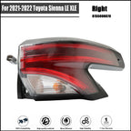 Tail Light Assembly for Toyota Sienna (2021–2022) Right Passenger Side