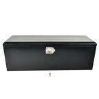 Tool Box for Pickup Truck (44"x15"x15") - Black Steel with Lock & Key