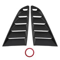 ABS Side Window Louvers for Ford Mustang 2-DR (2015–2020) Gloss Black