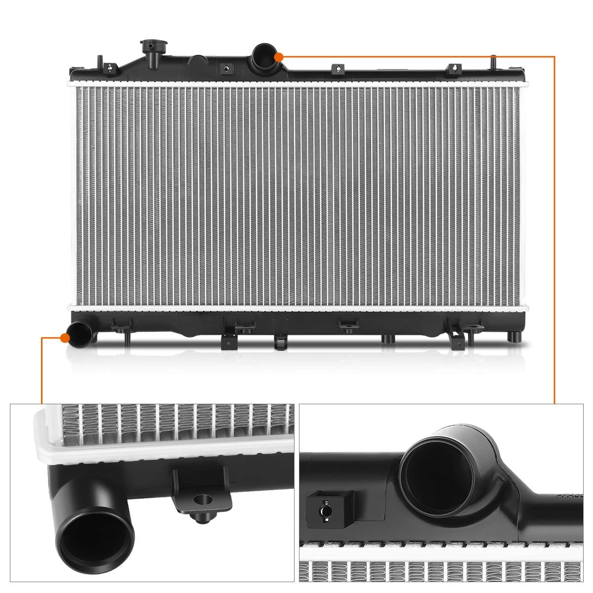 Aluminum Cooling Radiator Assembly for Subaru Forester (2014–2018) DPI-13424