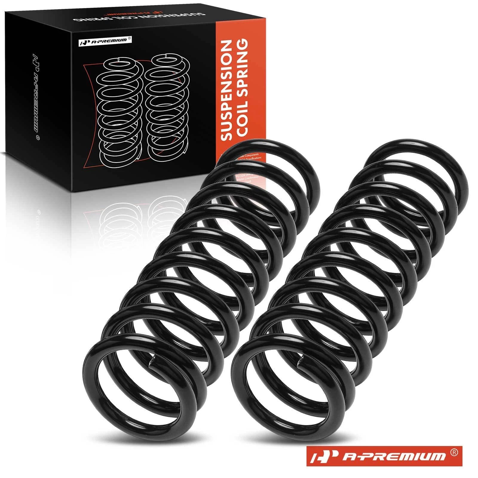 2 Front Coil Springs for Chevrolet Impala 1975–1981 & 1984 Buick Cadillac