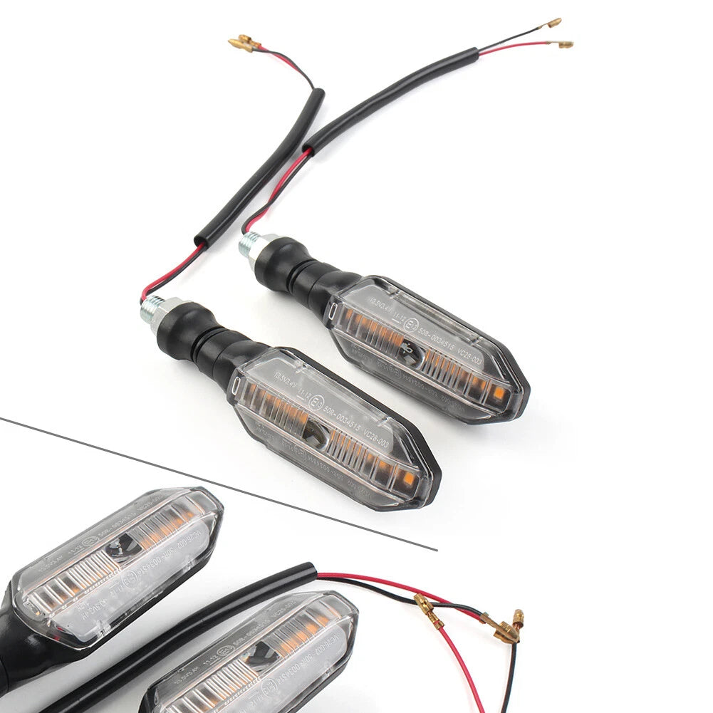 2X LED Turn Signal Blinker Lights for Kawasaki Honda Yamaha Suzuki