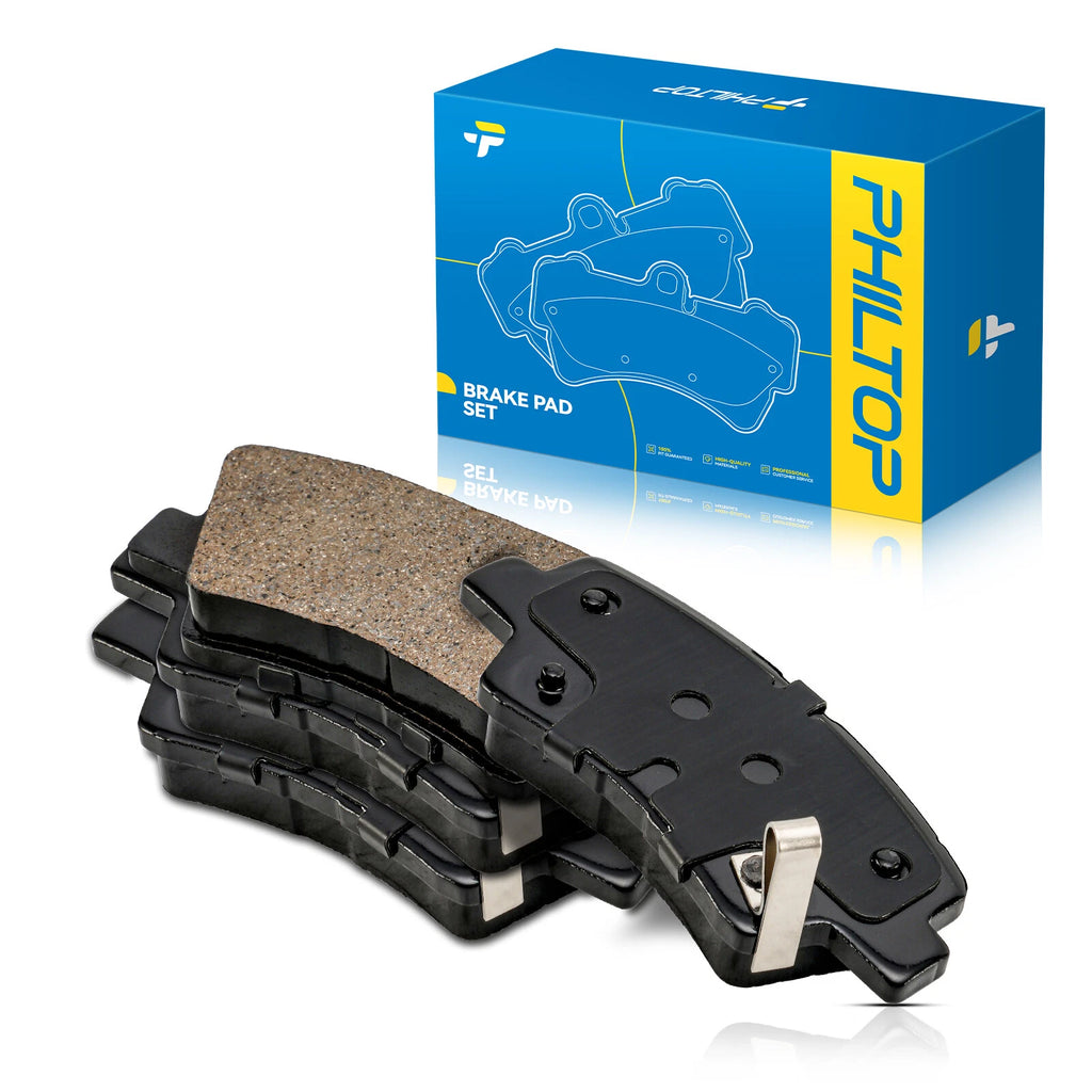 Rear Ceramic Brake Pads Hardware for Hyundai Azera Sonata (2006–2019)