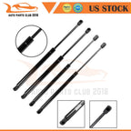 2 Hood & 2 Tailgate Lift Support Struts for Hyundai Santa Fe (2007–2012)
