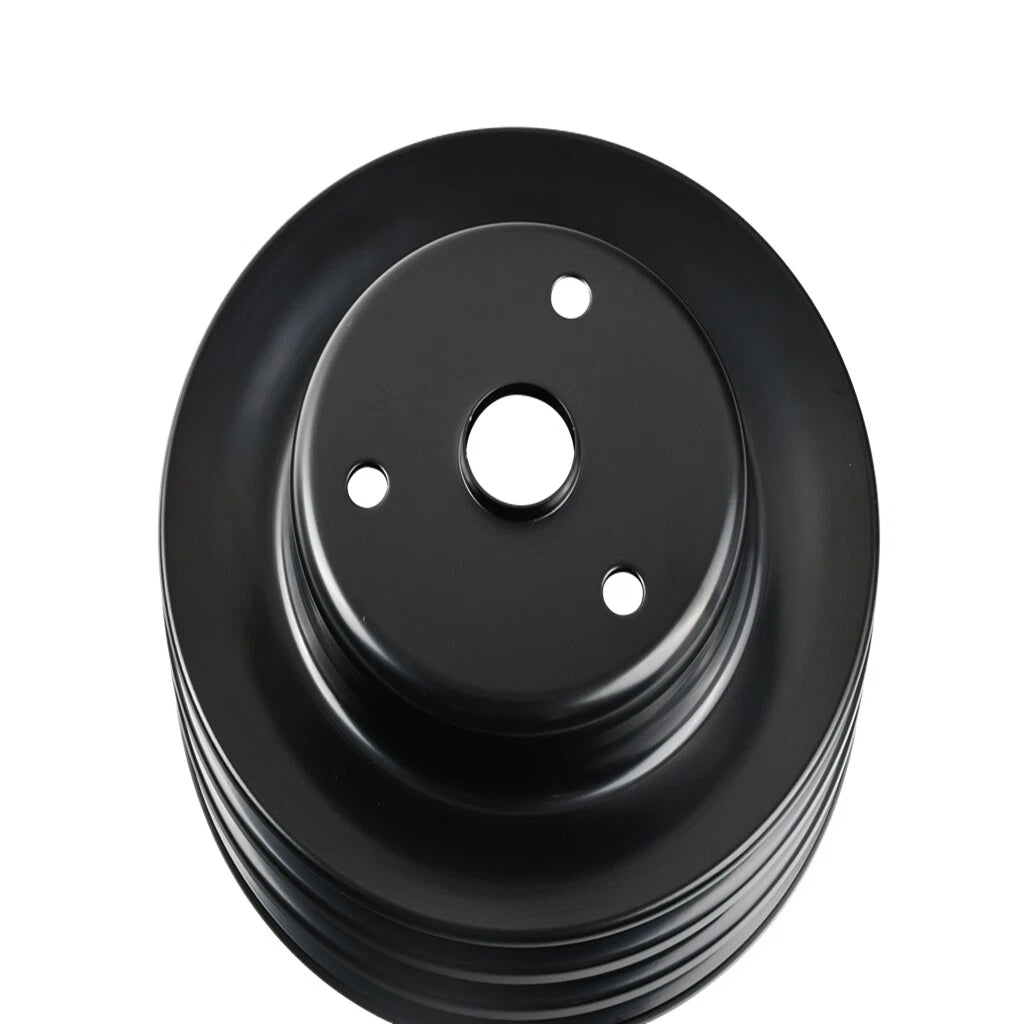 Triple Groove Crankshaft Pulley for Chevy SBC 262 350 400 (LWP)
