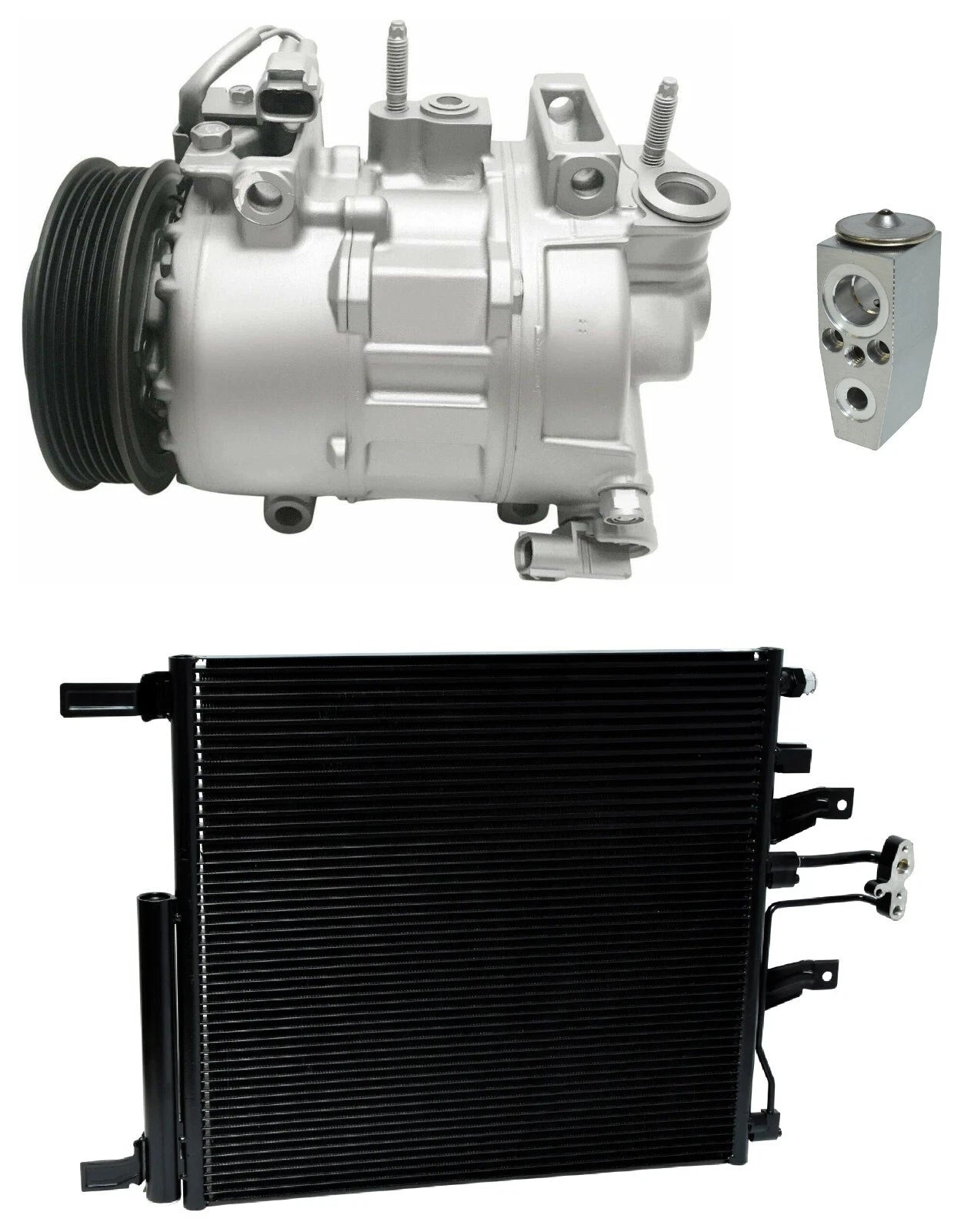 A/C Compressor Kit With Condenser for Ram 1500 3.6L (2016–2016)