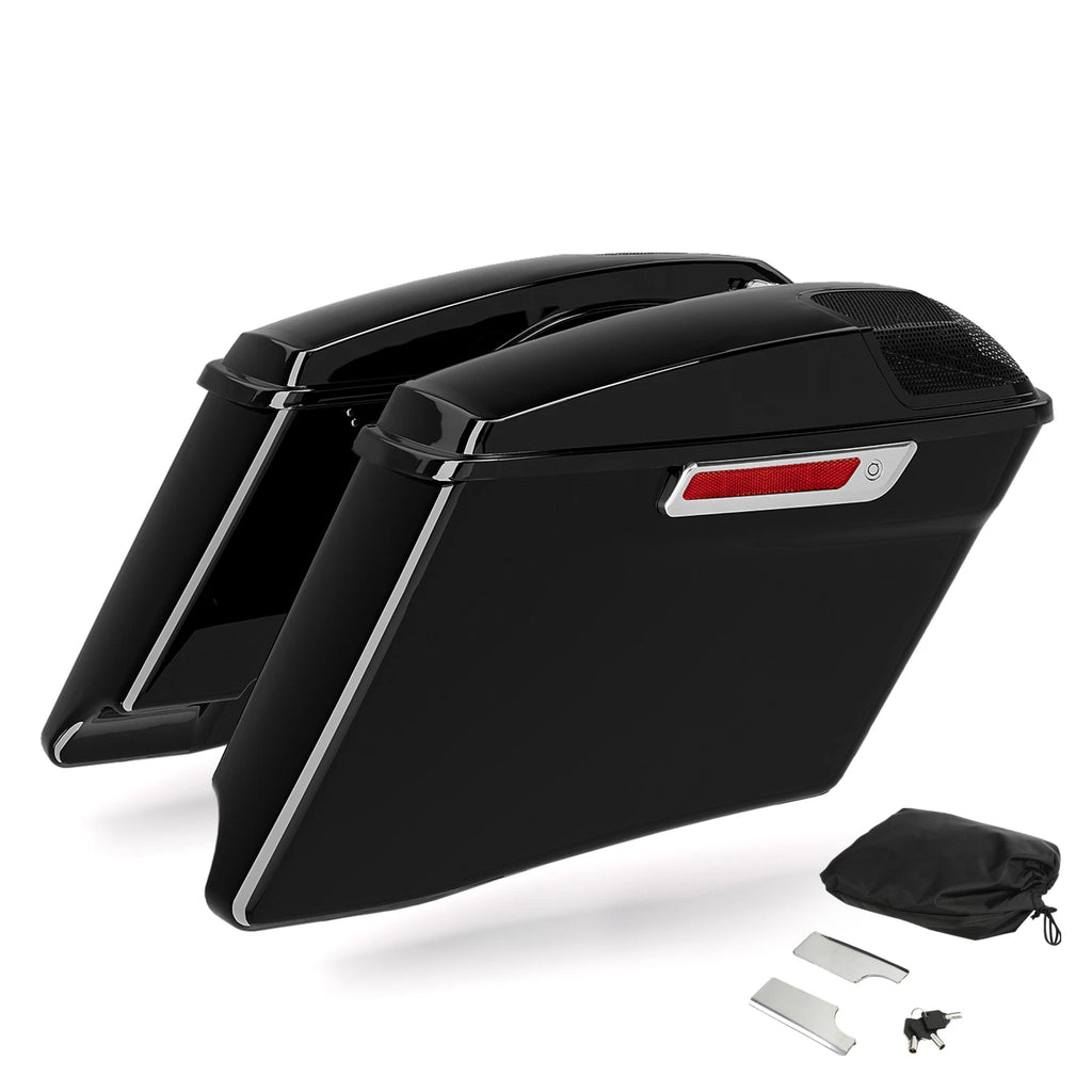4" Extended Hard Saddlebags for Harley CVO Touring (2014–2022)