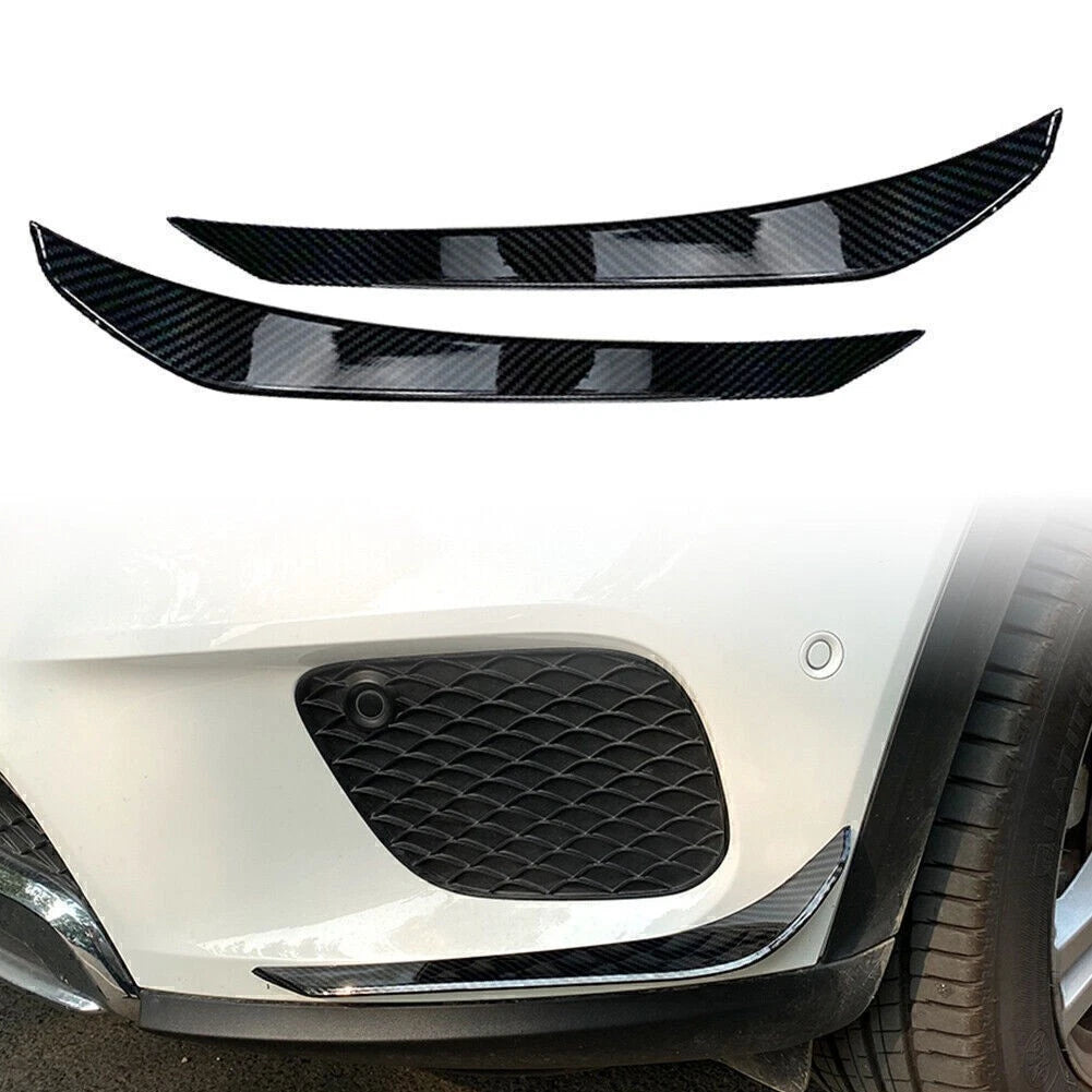 Front Bumper Lip Splitter Spoiler for Mercedes Benz GLB X247 (2020–2021) Carbon Black