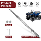 Rear Axle Shaft w/ Nut Pin Kit for Yamaha Big Bear 400 YFM400 (2000–2006)