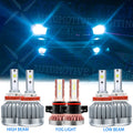 Ice Blue LED Headlight Kit Bulbs for Dodge Grand Caravan (2011–2019)