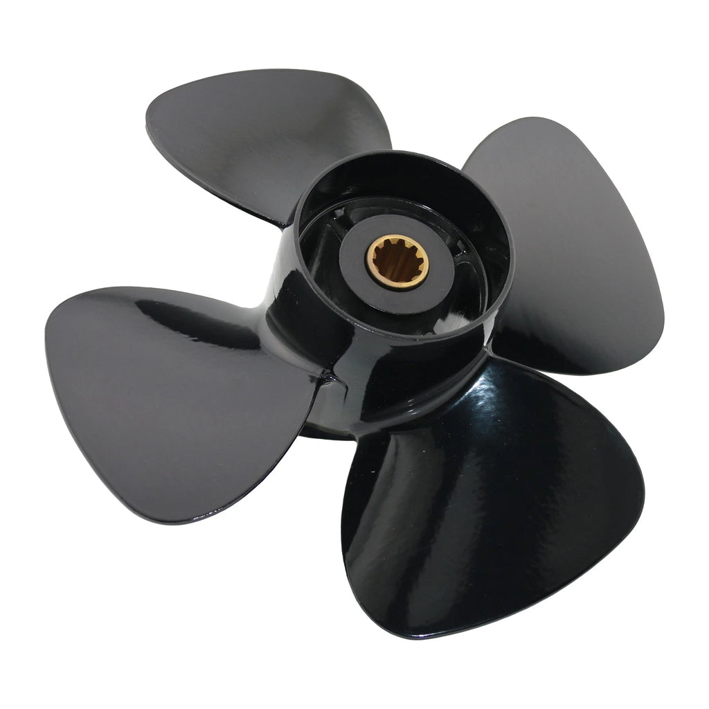 Aluminum Prop 10 x 9 for Mercury Tohatsu 25-30HP (4 Blades, 10 Tooth)