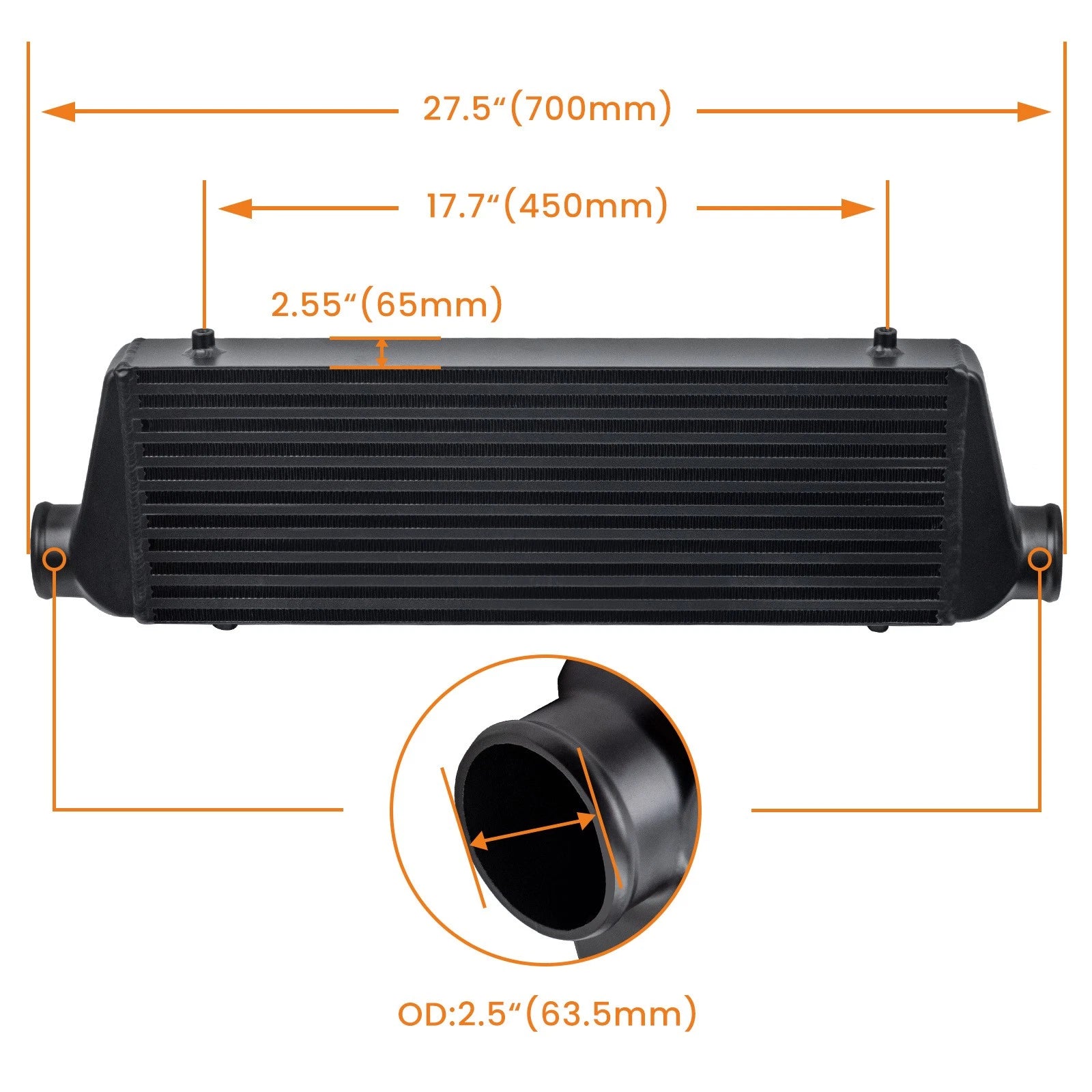 Intercooler & Pipe Tube Kit for Honda Civic (1992–2000) / Acura Integra (1994–2001)