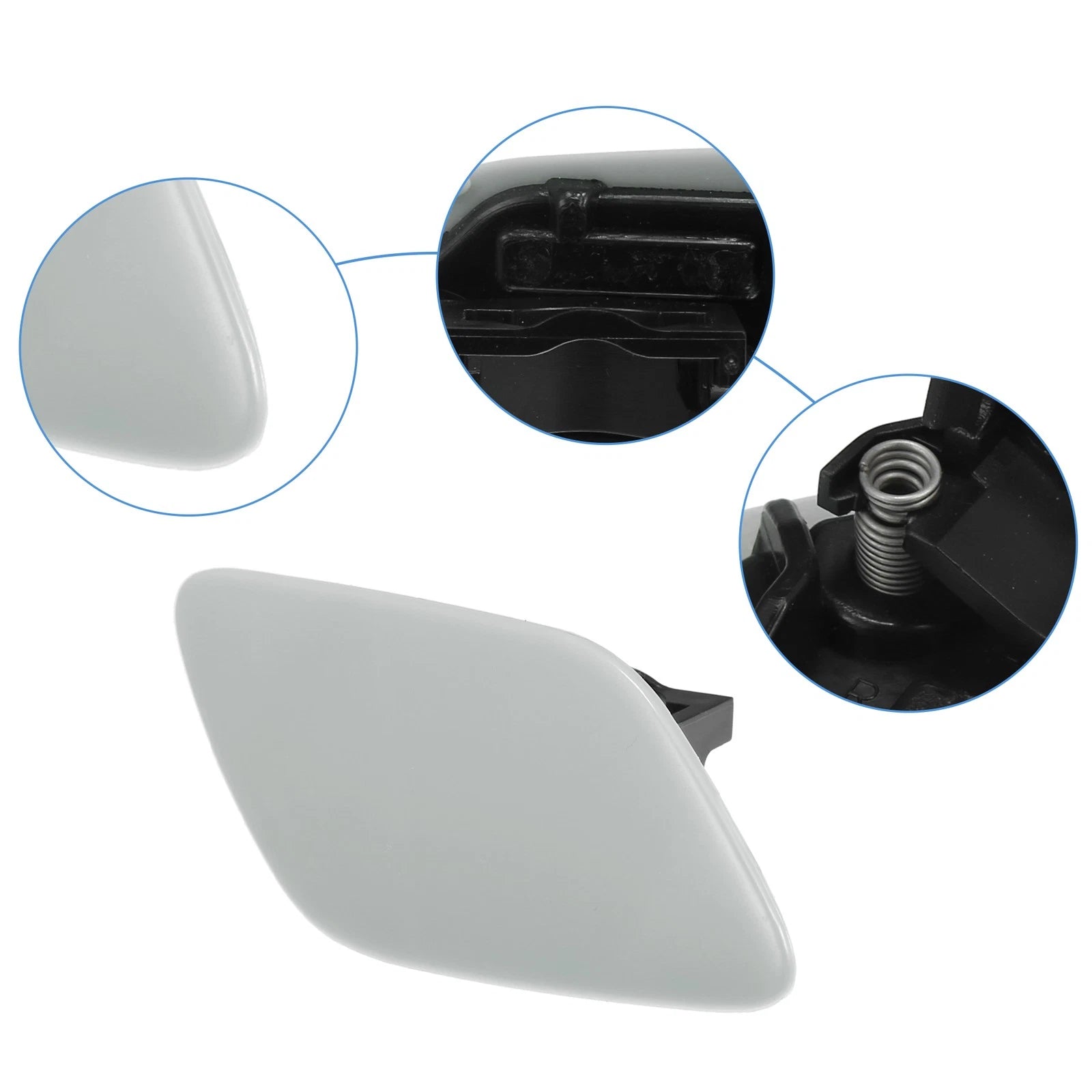Right Side Front Bumper Headlight Washer Nozzle Cover for BMW 328i (2012–2015) 726215207064