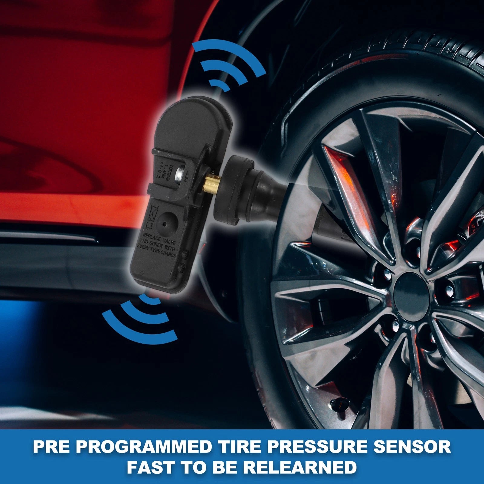 Tire Pressure Sensor for Hyundai Santa Fe (2019–2023) 433MHz No.52933C1100