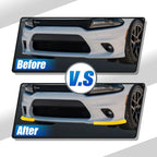 Front Bumper Lip Splitter Protector Yellow for Dodge Challenger (2015-2023)