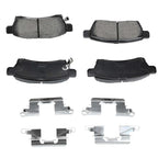 Rear Disc Brake Rotors & Ceramic Pads for Nissan Frontier Xterra (2005–2019)