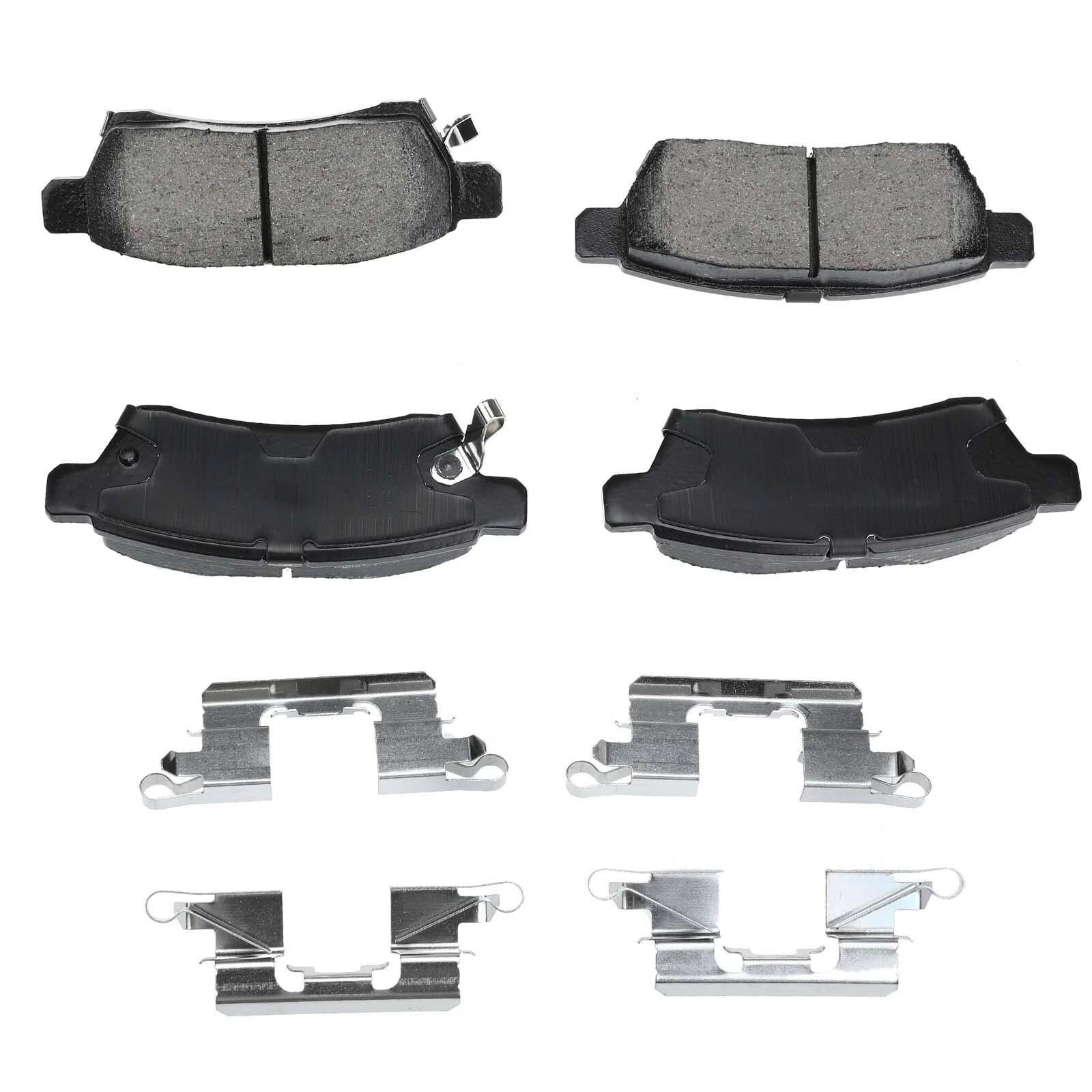 Rear Disc Brake Rotors & Ceramic Pads for Nissan Frontier Xterra (2005–2019)