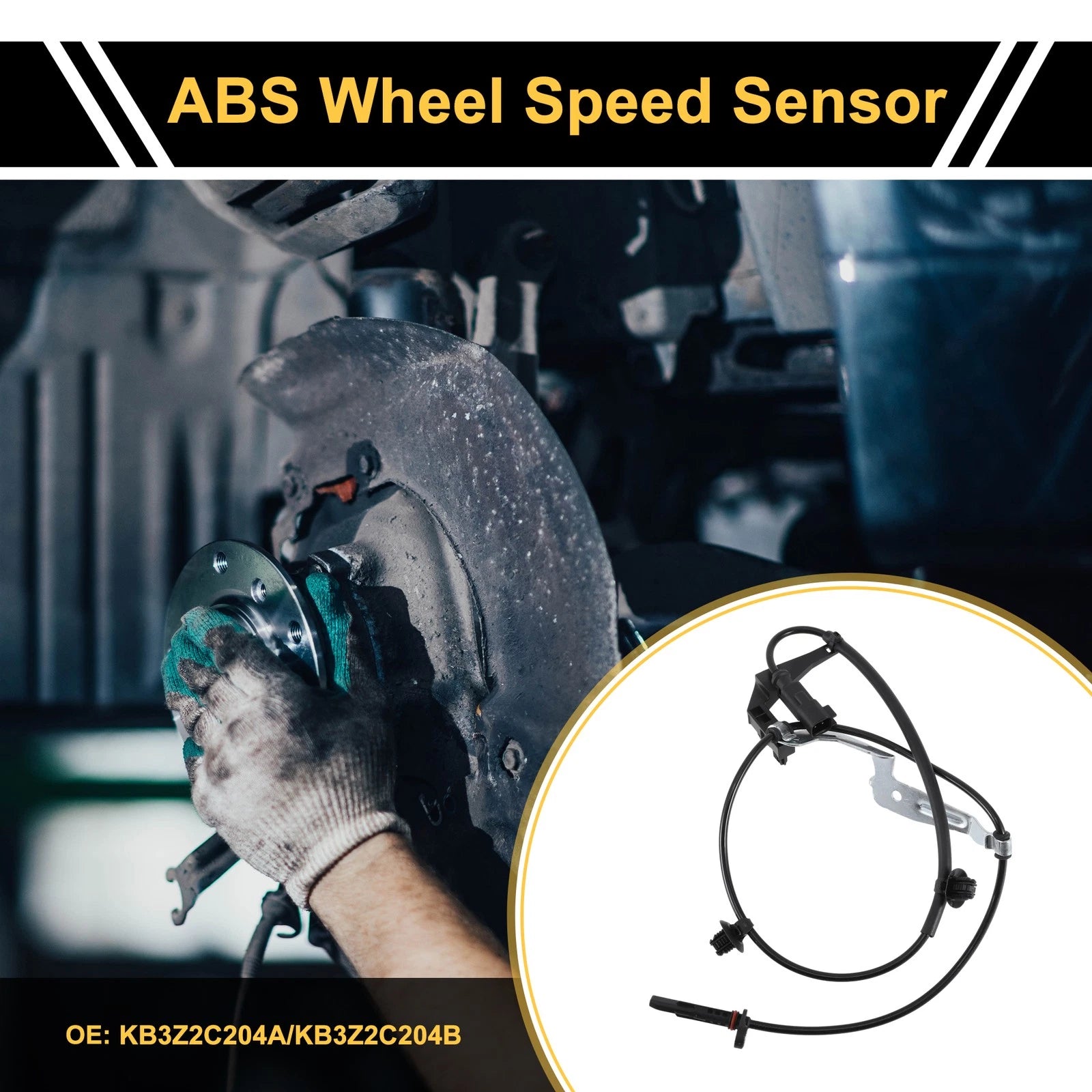 ABS Wheel Speed Sensor No.KB3Z2C204A/KB3Z2C204B for Ford Ranger (2019–2023)