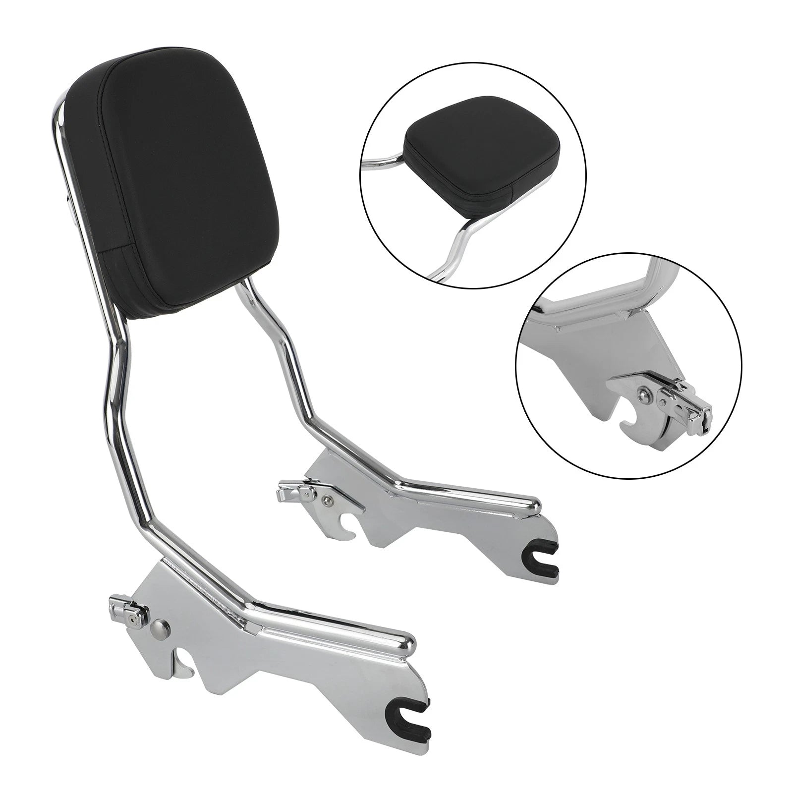 Passenger Sissy Bar Backrest for Harley FXBB Softail Slim (2018–2023)