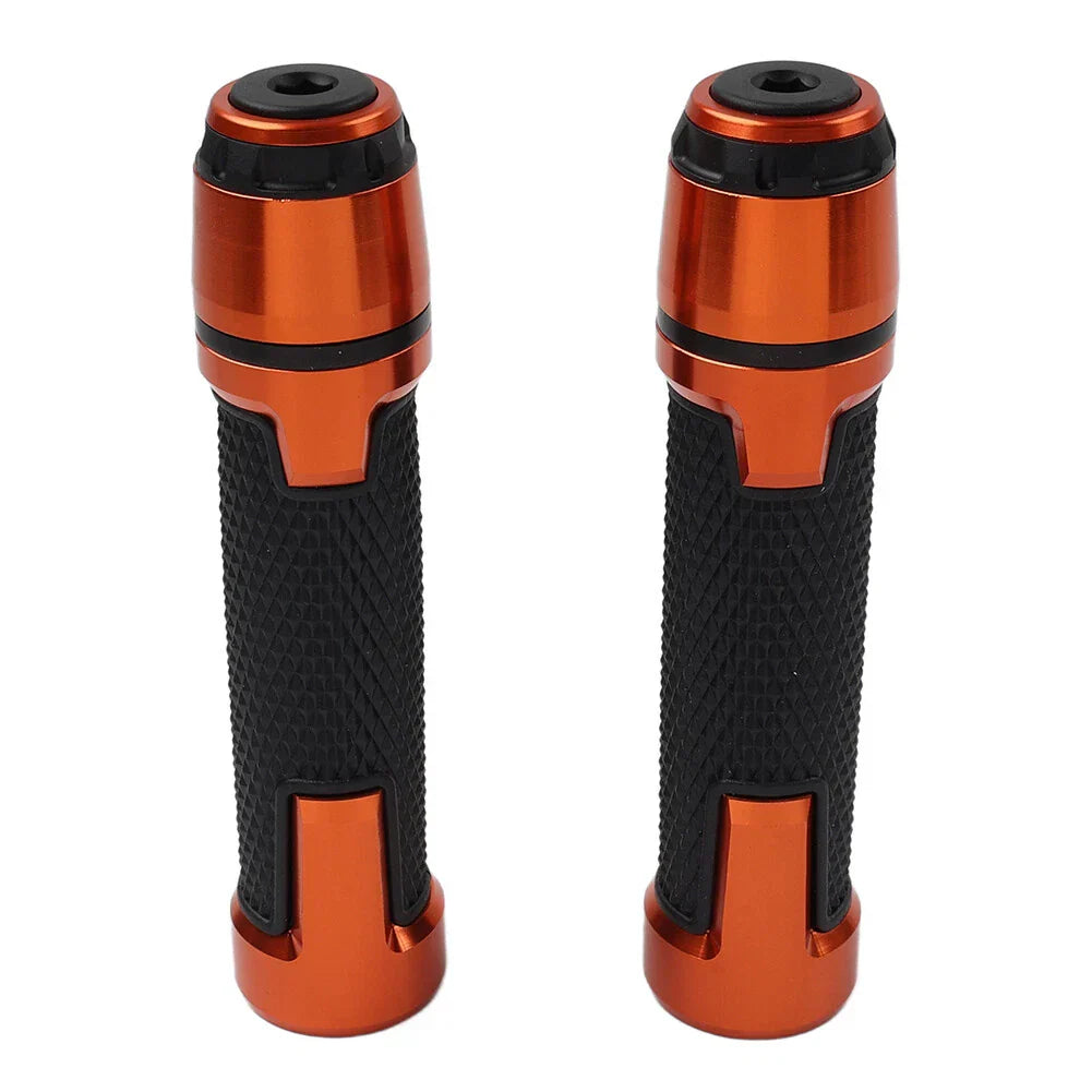 22MM 7/8" Handlebar Grips w/ Bar Ends for Harley & Honda