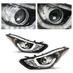 LED DRL Projector Headlights for Hyundai Elantra (2014–2016)