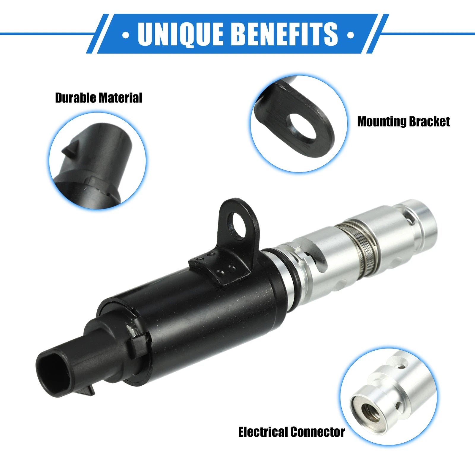 2 Pcs Variable Valve Timing Solenoid for Kia Soul 2.0L L4 (2014–2019) No. 24355-2E000