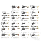 Carbon Brush Set of 69 for Motor Replacement (Various Sizes)