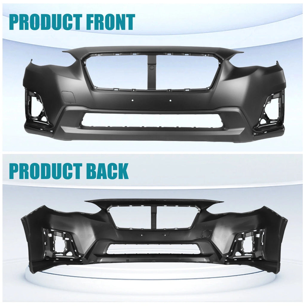 Primed Front Bumper Cover for Subaru Crosstrek (2018–2020)