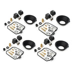 4 x Carburetor Repair Kits for Yamaha XJ600 Seca II 600 (1996-2003)