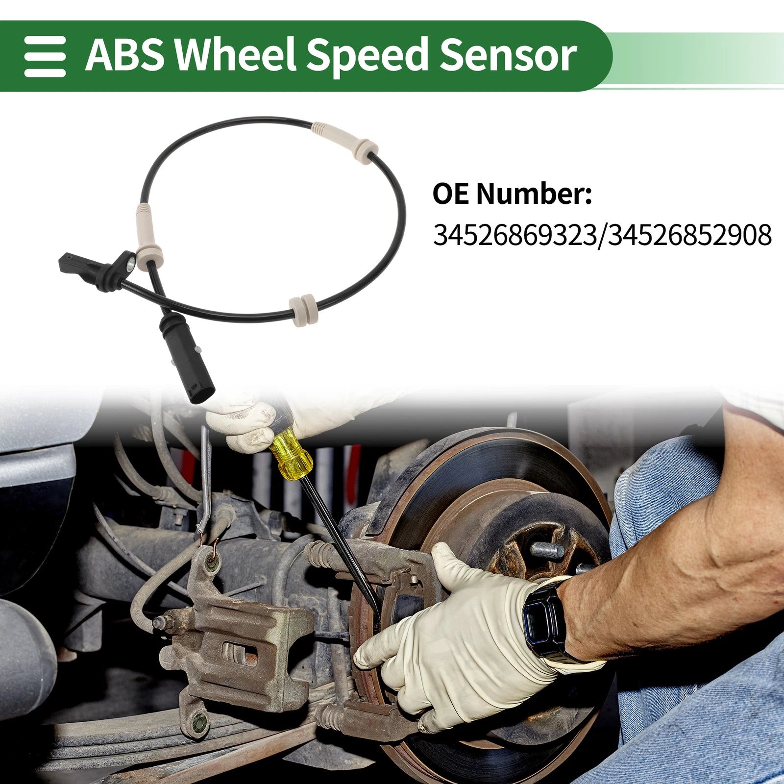 ABS Wheel Speed Sensor No. 34526869323 for BMW 3 Series (2013–2020)