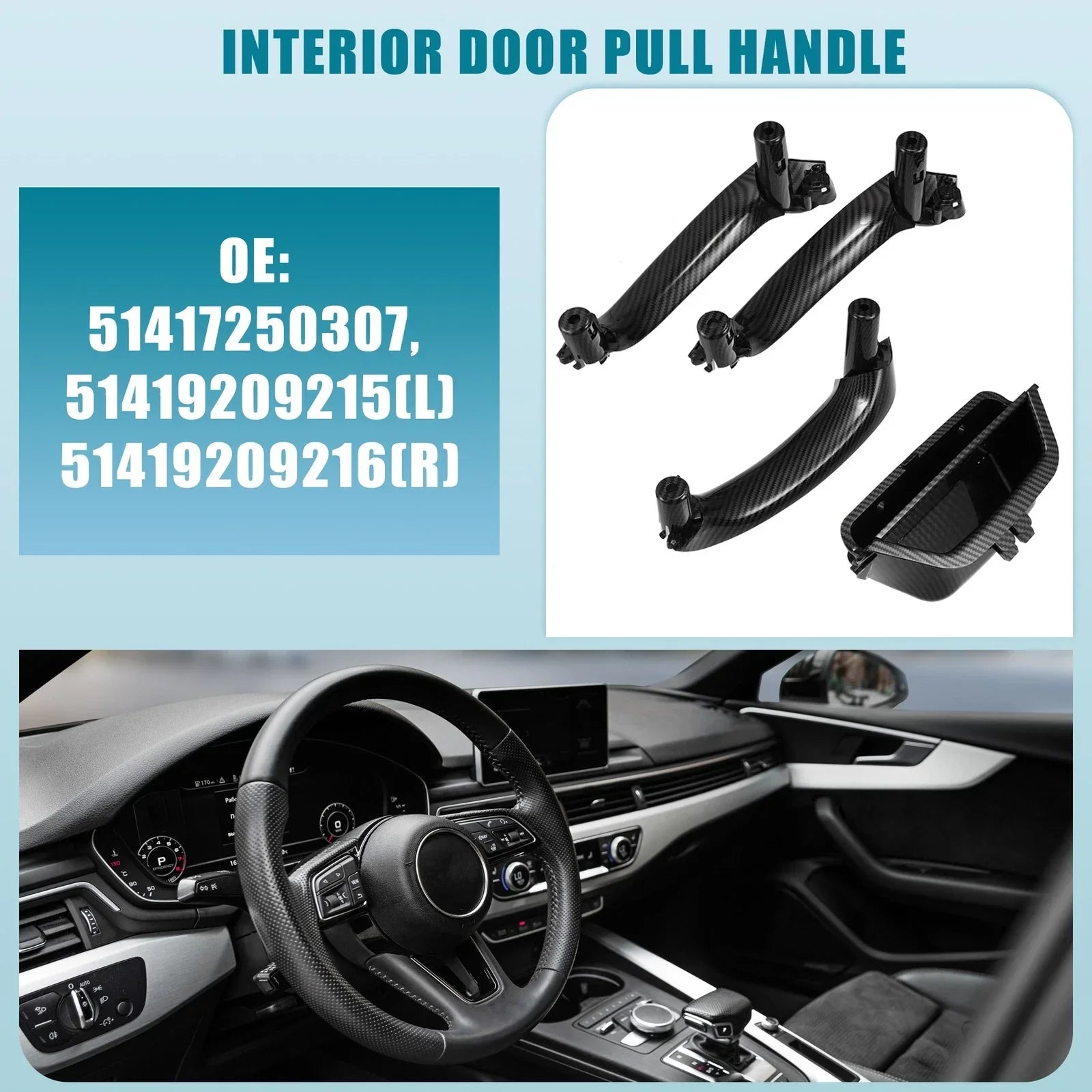 Interior Door Pull Handle for BMW X3 F25/X4 F26 (2011-2017)