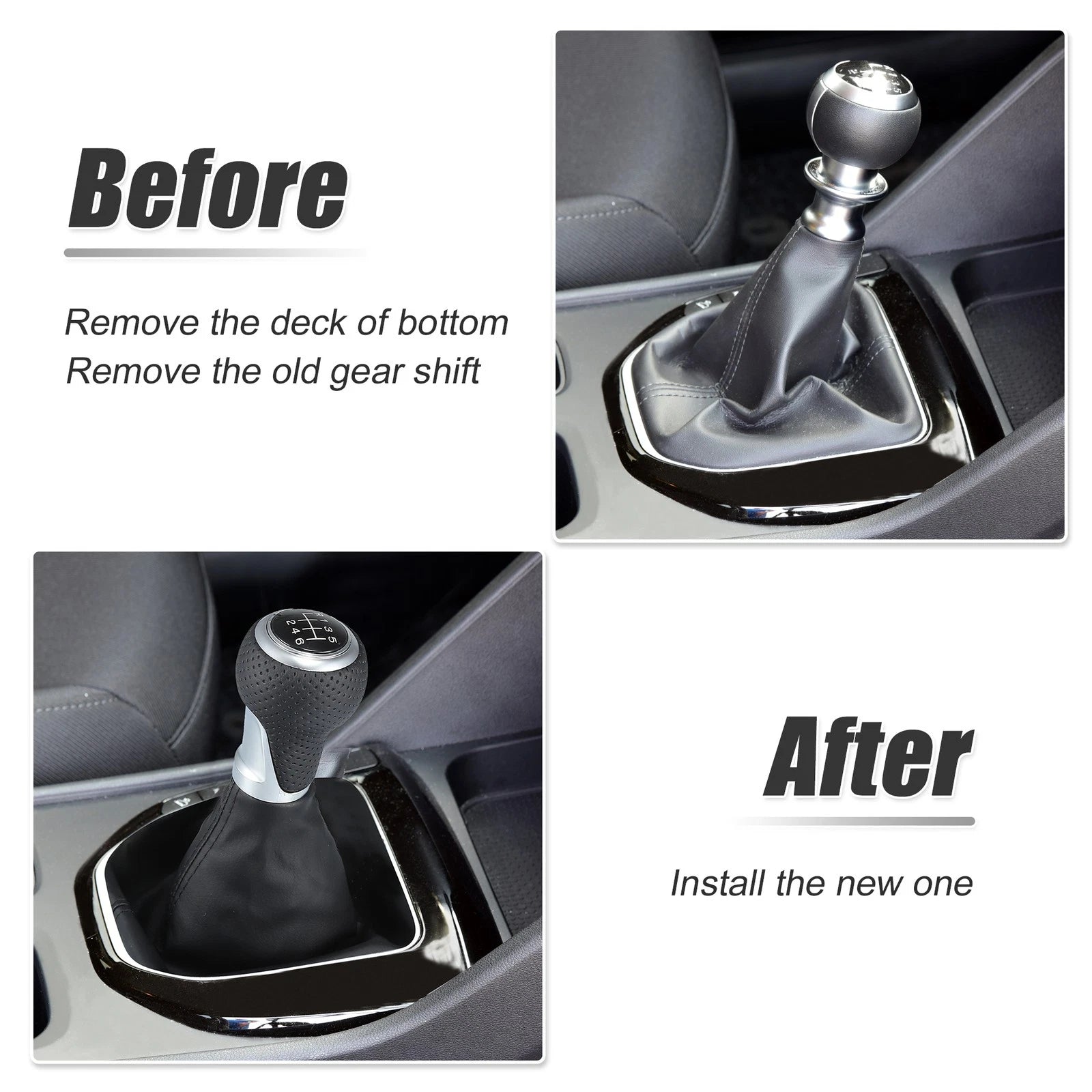 6 Speed Manual Gear Shift Lever for Audi A4 S4 B8/A5 8/Q5 8R (2008–2016)