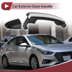 Car Door Handles Grip for Hyundai Santa Fe (2013–2018) No. 836522B000 Black Silver Tone