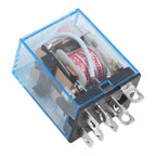 8 Pin AC Relay and Socket Base for DPDT Applications (LY2NJ)
