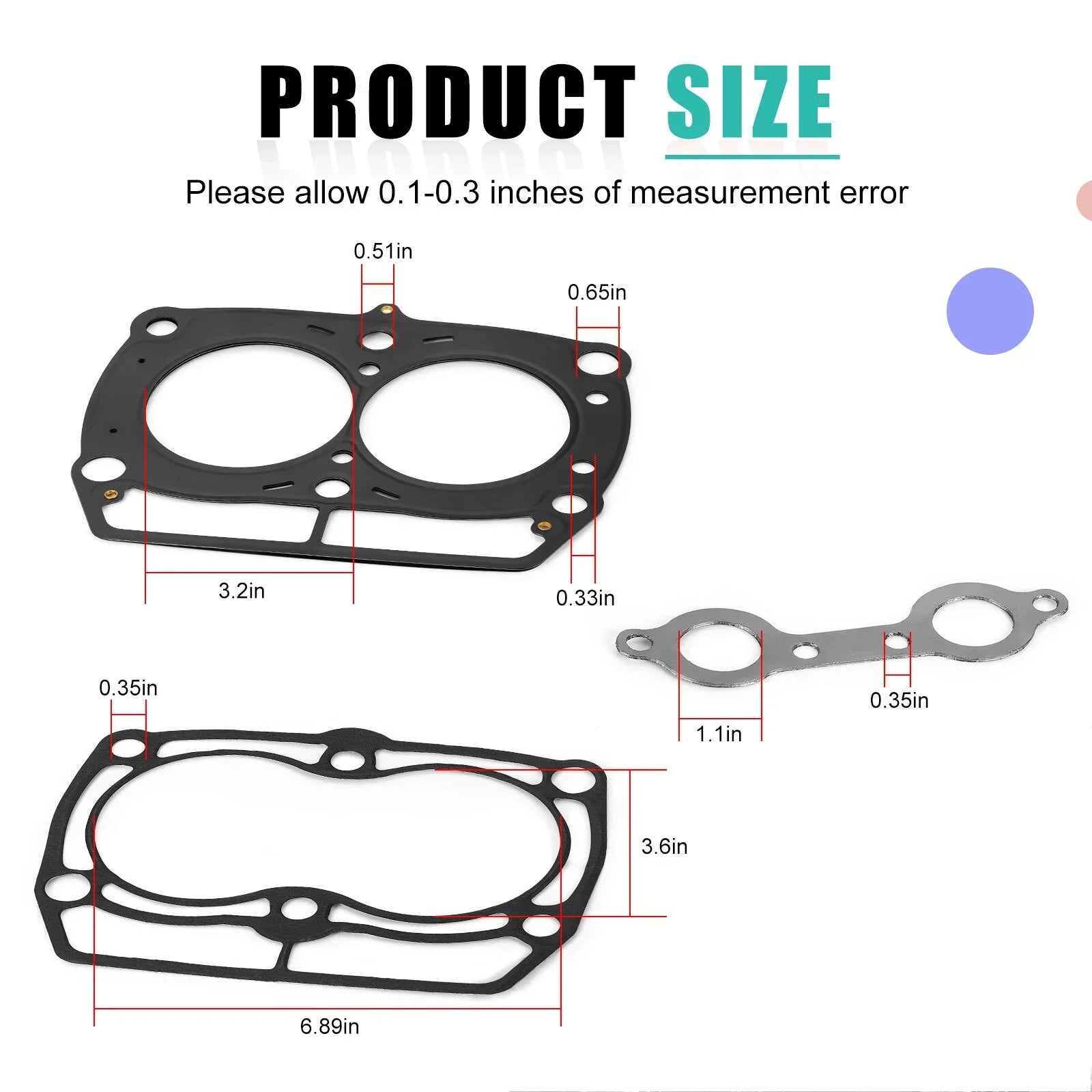 Engine Top End Gasket for Polaris Sportsman (2005–2010)