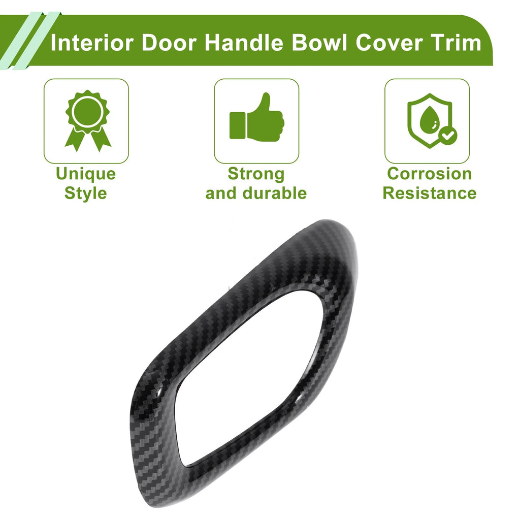 Set of 4 Interior Door Handle Bowl Cover Trim for Honda Civic (2022–2024)
