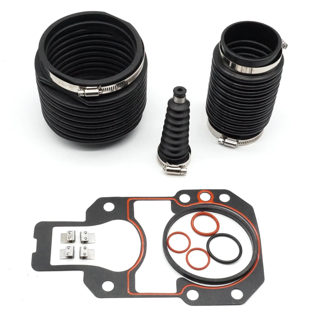 U-Joint Exhaust Cable Bellows Hose Kit for Mercruiser Alpha 1 Gen II (74639Q02, 74369)