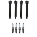 Set of 4 Ignition Coils & 4 Platinum Spark Plugs for Jeep Renegade (2015–2020)
