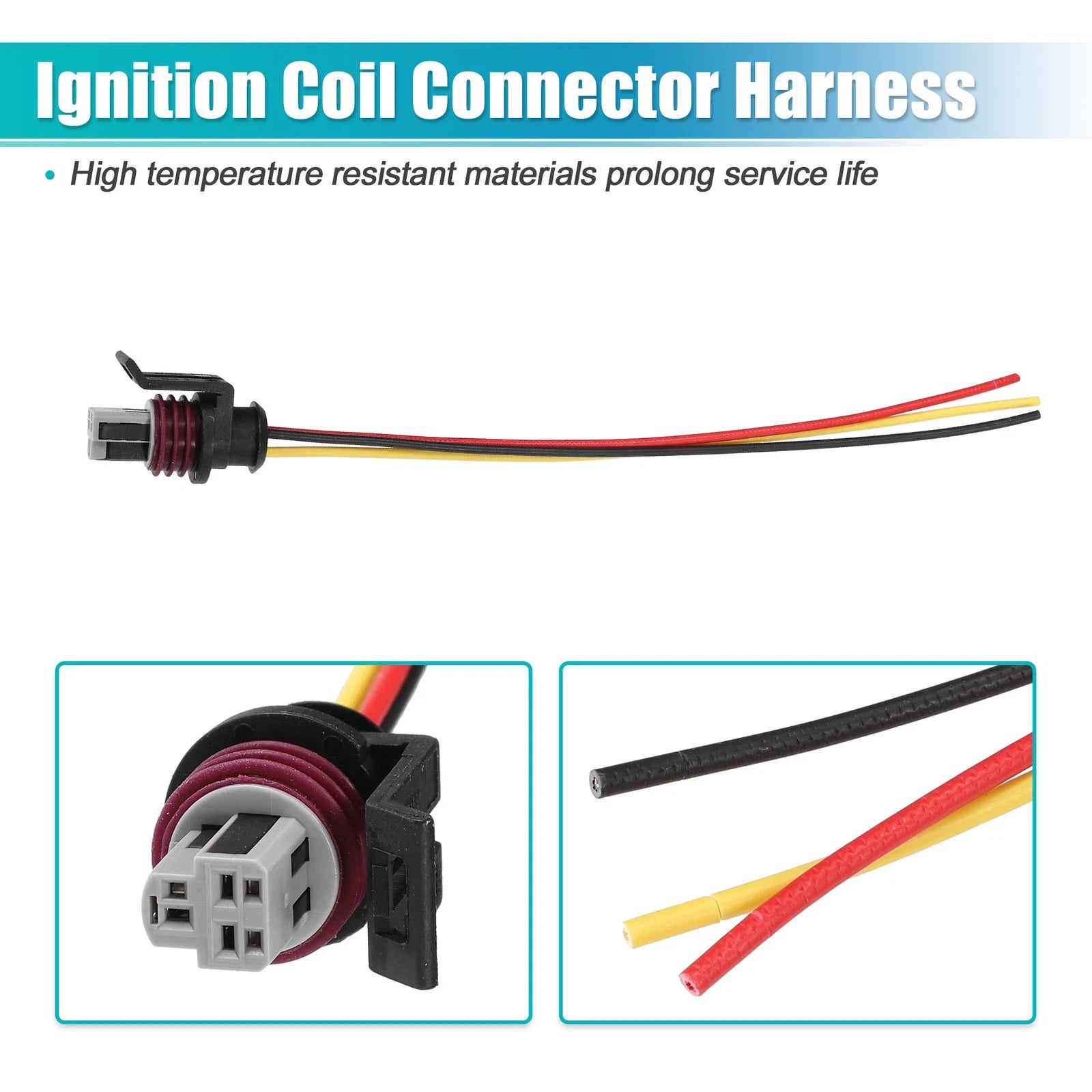 Set of 1 ICP EBP Sensor Pigtail Wire Repair Connector for Ford F250 F350 (2008–2010)